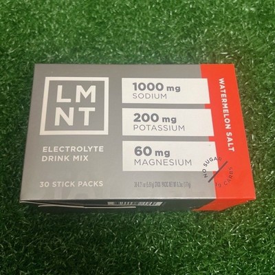 LMNT Watermelon Electrolyte Drink Mix 30 Packs Sodium Potassium Magnesium No Su 