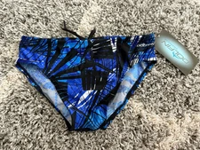 Dolfin Men’s Swim Brief Ion Reliance Racer Blue Size 34