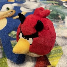 Angry Birds DEVIL RED Plush Toy Commonwealth 2011 5" Halloween