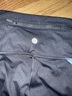 Lululemon Women's Zip the Line Crop 23” MESH Black Blue Leggings Size 4 — photo 3