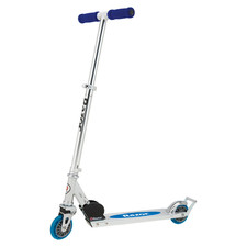 Razor A2 Kick Scooter Blue, Wheelie Bar, Foldable, Lightweight, for Child Ages
