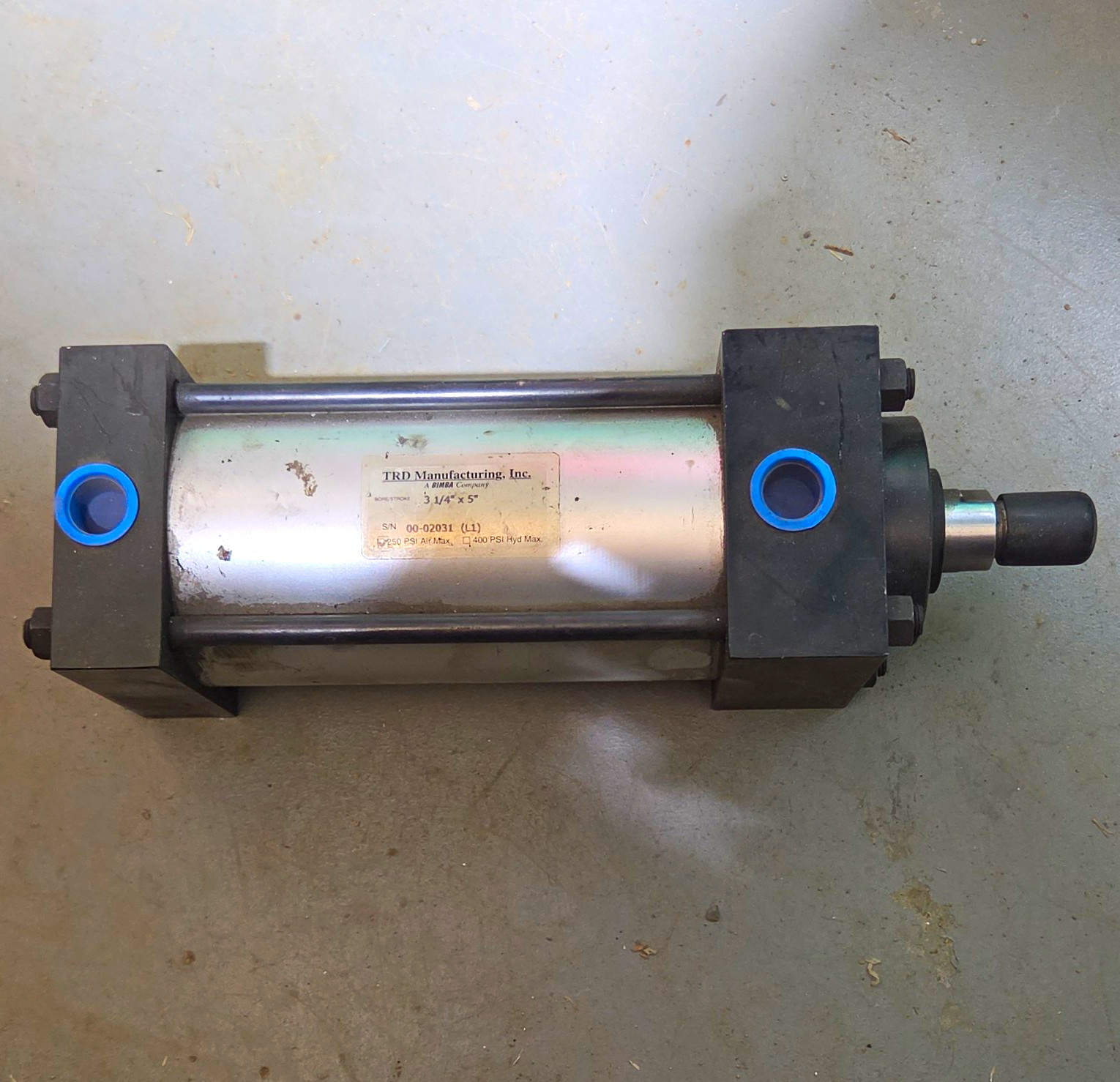 TRD Manufacturing Tie-Rod Double-Acting Air Cylinder 3-1/4" Bore x 5" 00-02031