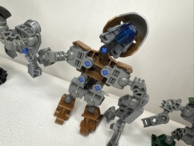 Bionicle Matoran of Metru Nui Lot 8608, 8609, 8610, 8611 | No Discs