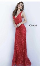 Jovani Scarlet Floral Prom Dress Size 6 Formal Gown Prom Dress