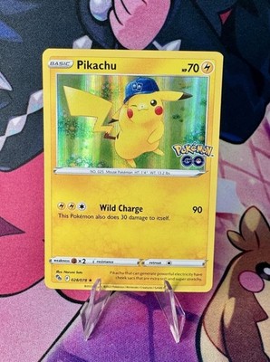 Pokemon/Pokmon GO Prerelease Pikachu Holo Foil Promo Card #028/078 | eBay