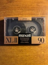 MAXELL XLII 90 HIGH BIAS SEALED CASSETTE TAPE JAPAN LATE NITE BARGAIN 
