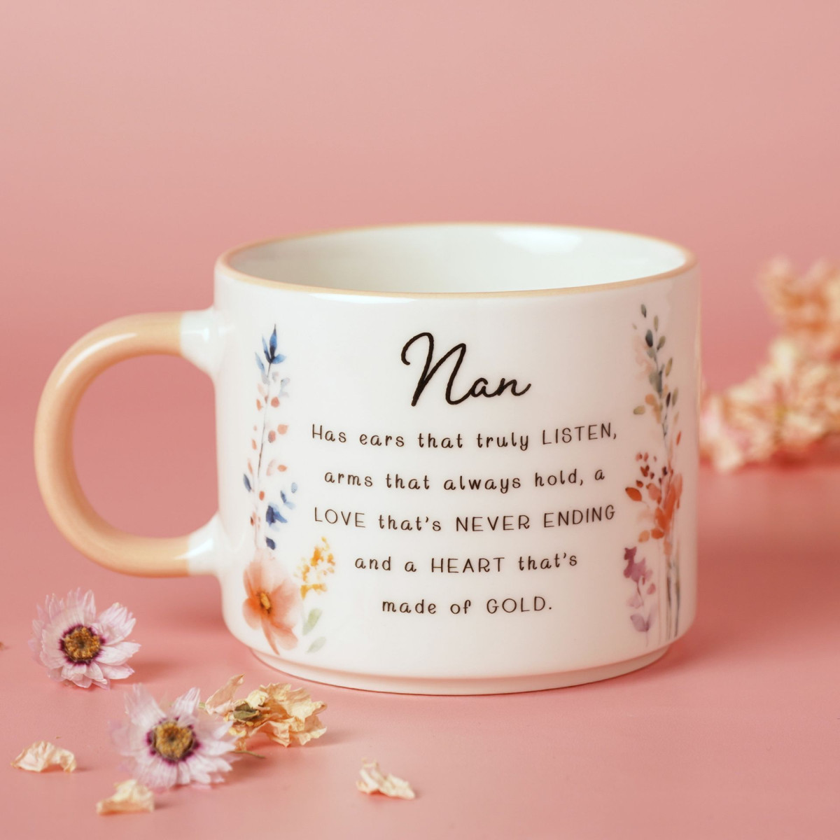 George Multi The Cottage Garden Peach Mug - Nan - Image 4