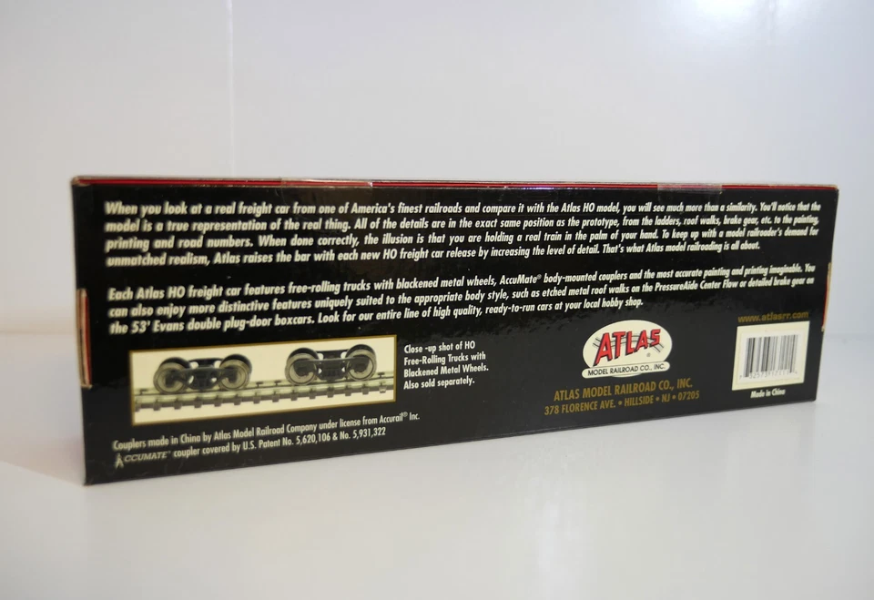 Atlas Ho Scale ACF Kaolin Tank Car #1711-1 ACFX 72084 White - NEW - Image 4 of 4