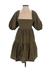 Minkpink Women Green Casual Dress XS