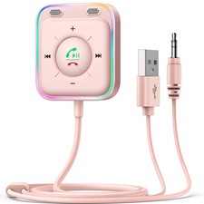 Bluetooth 5.4 Car Adapter with Dual Mics and Noise Cancellation, AUX Bluetooth C