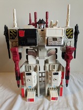 Vintage 1986 Transformers G1 Metroplex with Scamper Near Complete No Box