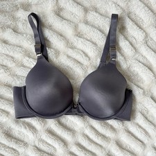 Vanity Fair Smoothing Push Up Bra Gray 34C