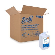Scott Professional Antimicrobial Foam Skin Cleanser 91554 , 1.0 L, Foaming, ...