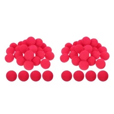Set of 2 Clown Nose Sponge Ball Child Cosplay Prop Decor Carnival Supply