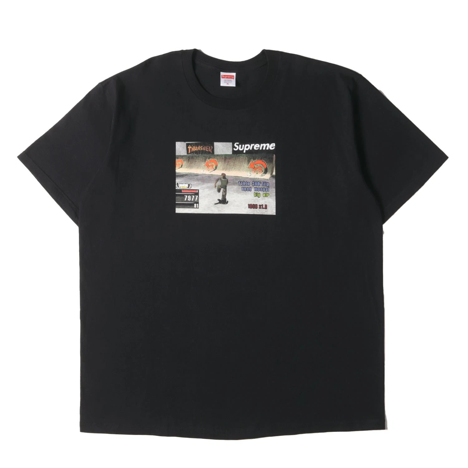 T shirt col rond graphique Supreme 2021 automne/hiver Thrasher Game XL