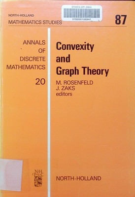 Convexity and graph theory proceedings of the Conference on Convexity an 2504329