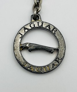 PORTE CLÉ JAGUAR / DIFMA Automobile Vintage 1960s Keychain Concessionnaire