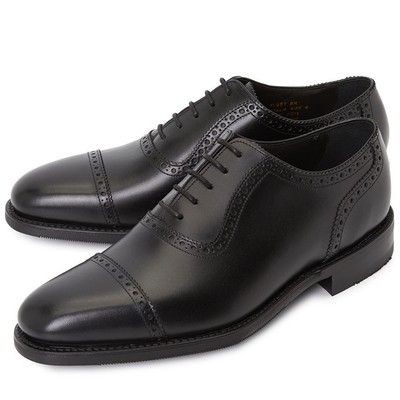 LOAKE Fleet Black Loafers F (Width F) 53659061