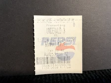 Vintage Movie Ticket Stub Underworld 3