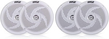 Marine Speakers - 4 Inch 2 Way Waterproof and Weather Resistant Outdoor Audio St
