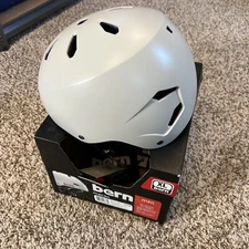 Bern Macon Helmet Light Grey Size XL Men’s Snowboarding Skiing