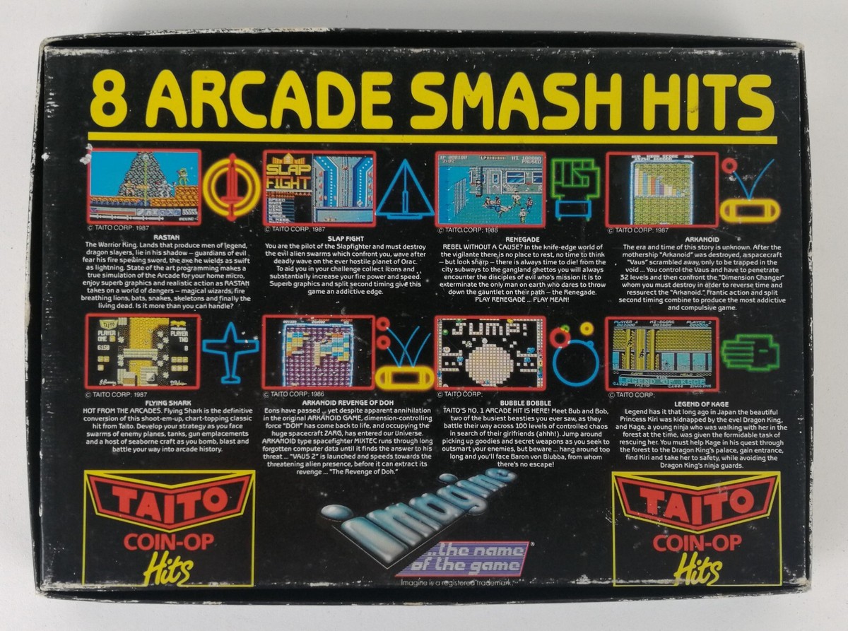 Jeu Vidéo Taito Coin-op Hits Pour Commodore 64/128 - Notice Originale - Très Bon état