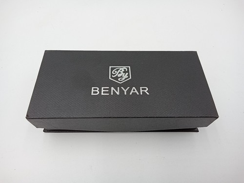 BENYAR Herren Armbanduhr Kaffee Gold Weiß Quarz Chronograph 5104M