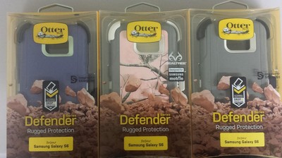 *OEM Otterbox Rugged Defender Case W/Clip For Samsung Galaxy S6 S-6 Verizon AT&T