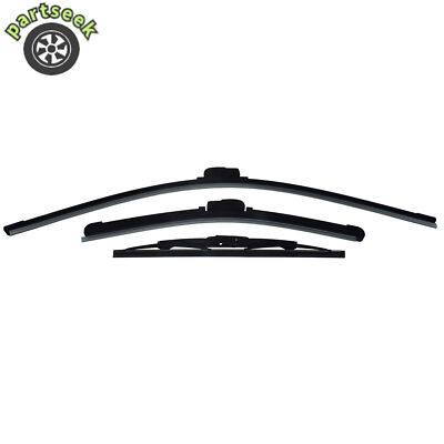 Front and Rear Windshield Wiper Blade For Honda CRV CR-V 2012-2016 Set 3pcs