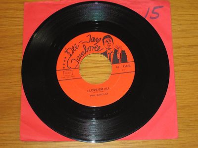 45 KINGS II. [ Fat And Funky ]LP レコード ROCK+ROLL 45 RPM - PHIL BARCLAY - DEE-JAY JAMBOREE 119 - 