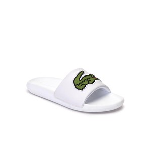 green lacoste sliders
