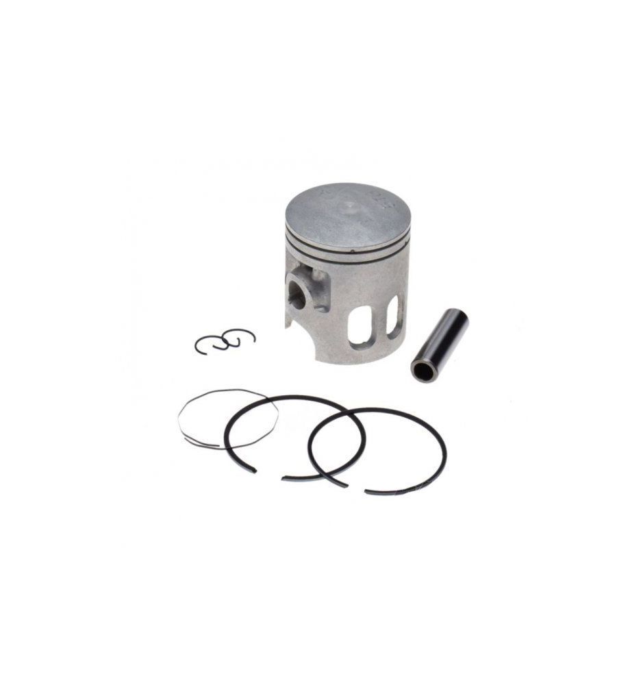 Piston 2T 50.25 mm à fenêtres pour optimiser l'admission de la Yamaha DT 80