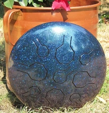 STAINLESS Steel Tongue Drum - Handpan - VibeDrum - Stardust – 9 Notes - 12" - S