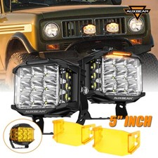 Auxbeam 2x 5 Side Shooter Led Work Lights Pods Fog Driving Lamps Off-road Atv