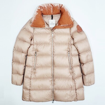 MONCLER TORCON Velvet Logo Quilt Down Padded Coat Puffer MONCLER TORCON Velvet Logo Quilt Down Padded Coat Puffer