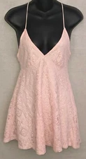 Belongs Pale Pink Side Zip Spaghetti Strap Dress - S