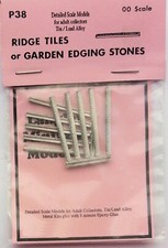 10 Bandes Ridge Carreaux Jardin Bordure Pièce P38 non Peint Oo Maquette De Métal