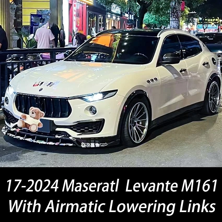 FOR MASERATI LEVANTE M161 AIR SUSPENSION EVOLUTION LOWERING KIT LINKAGES LINKS - Imagen 2 de 4