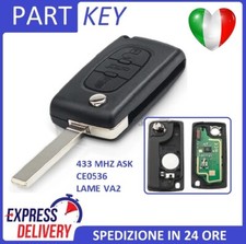 chiave telecomando CITROEN C2 C3 C4 PICASSO BERLINGO 3 pulsante ID46 CE0536 ASK