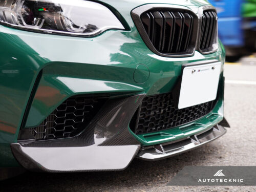 AUTOTECKNIC DRY CARBON FIBER PERFORMANCE AERO SPLITTERS - BMW F87 M2 COMPETITION - Foto 2 di 2