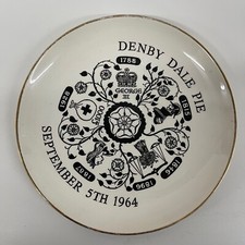 Denby Dale Pie Plate September 5th 1964 collectable