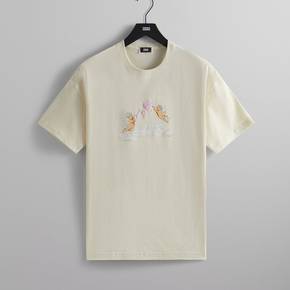 KITH Cupid III Tee Size XXL in Sandrift Cream T-Shirt Valentine's