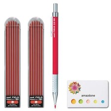 Uni Mechanical Pencil Field 2.0mm Red Lead M207001P.15  2 wick field setred ...