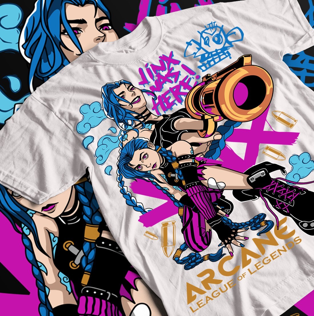 T-shirt Jinx - Spedizione Gratis - Foto 3