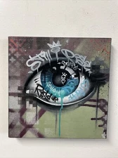 Blue Graffiti  Eye Drip Original Painting Tattoo Art graffiti Art  Street Art
