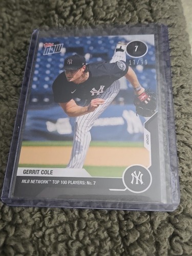 2020 Topps Now MN-7 Gerrit Cole