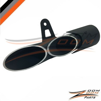 Universal Muffler For GSXR YFZ-R6 Ninja Harley Motorcycles Twin Hole Design 