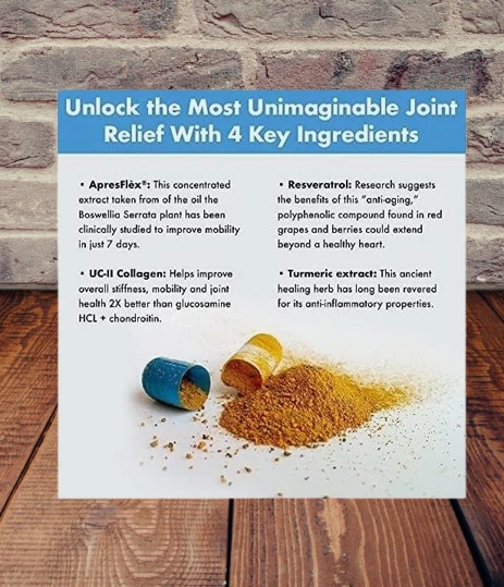 Instaflex Advanced Joint Support Supplement 3 упаковки 30 капсул новый срок годности 12/2030 - Изображение 3 из 4