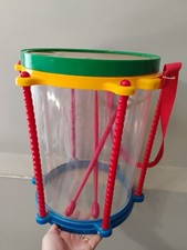 Vintage Battat Kids 13" Drum Instrument Toy