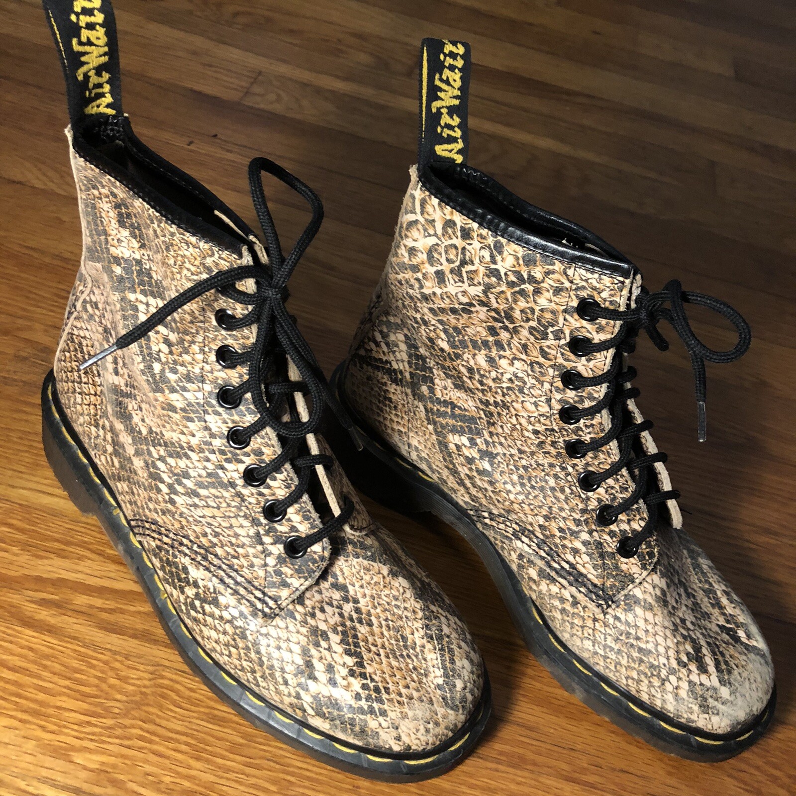 Dr Martens Faux Snake Skin Boot Made In 